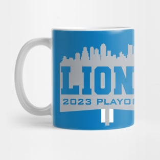 Lions 2023 Playoffs Mug